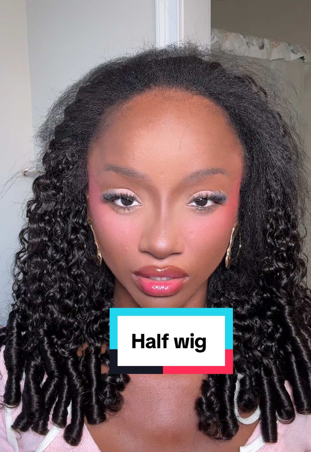 You couldn’t have told me this would work @ISEEHAIR it eats!!! #halfwig #fy 