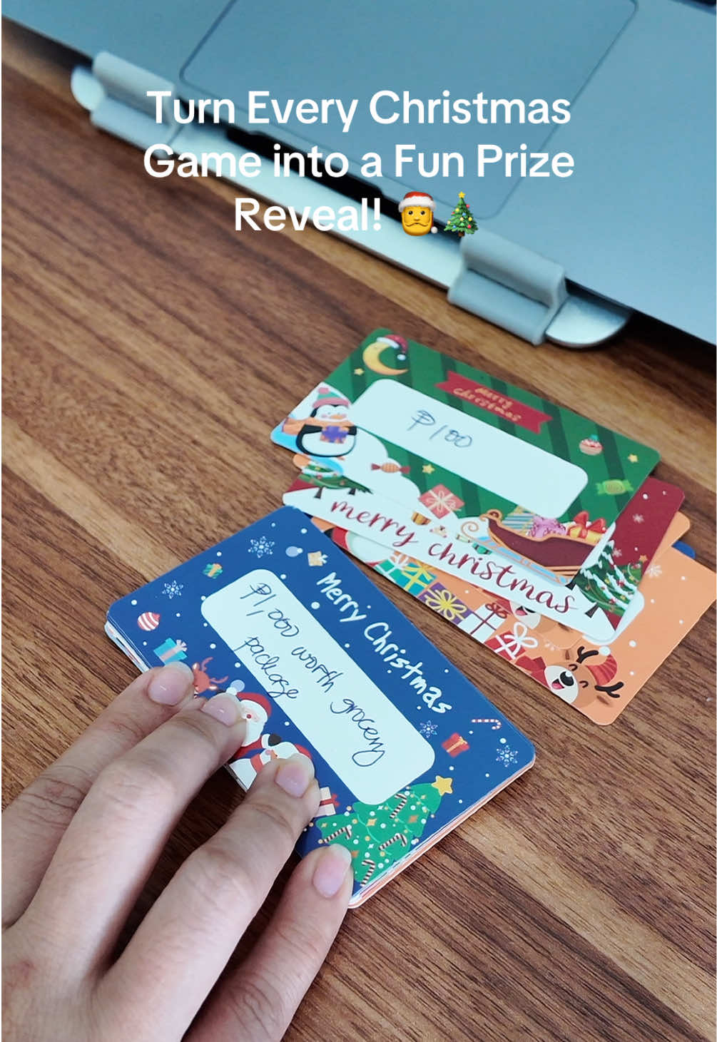 Christmas Scratch Card for fun games and suprises 🎄👾