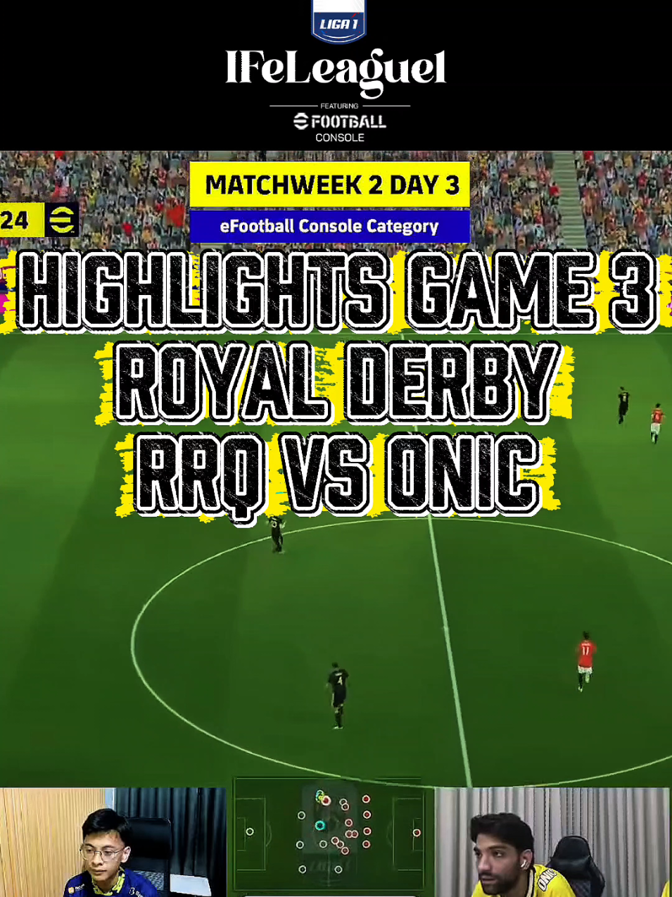 rrq vs onic game 3 IFeLeague 1 2025  #ifeleague12025 #STEPUPSHOWUPSTANDOUT #ifel #ifelditiktok #efootballconsole 