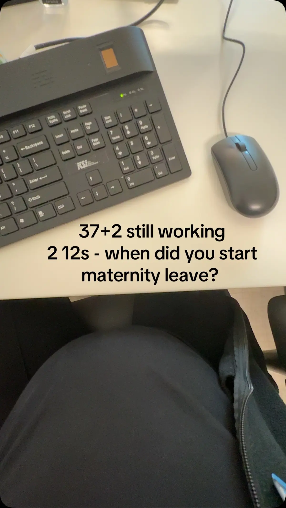 Maternity leave starts at 39+2 😞😞 #fyp #pregnancytiktok #momtok #pregnanttiktok #pregnancy 