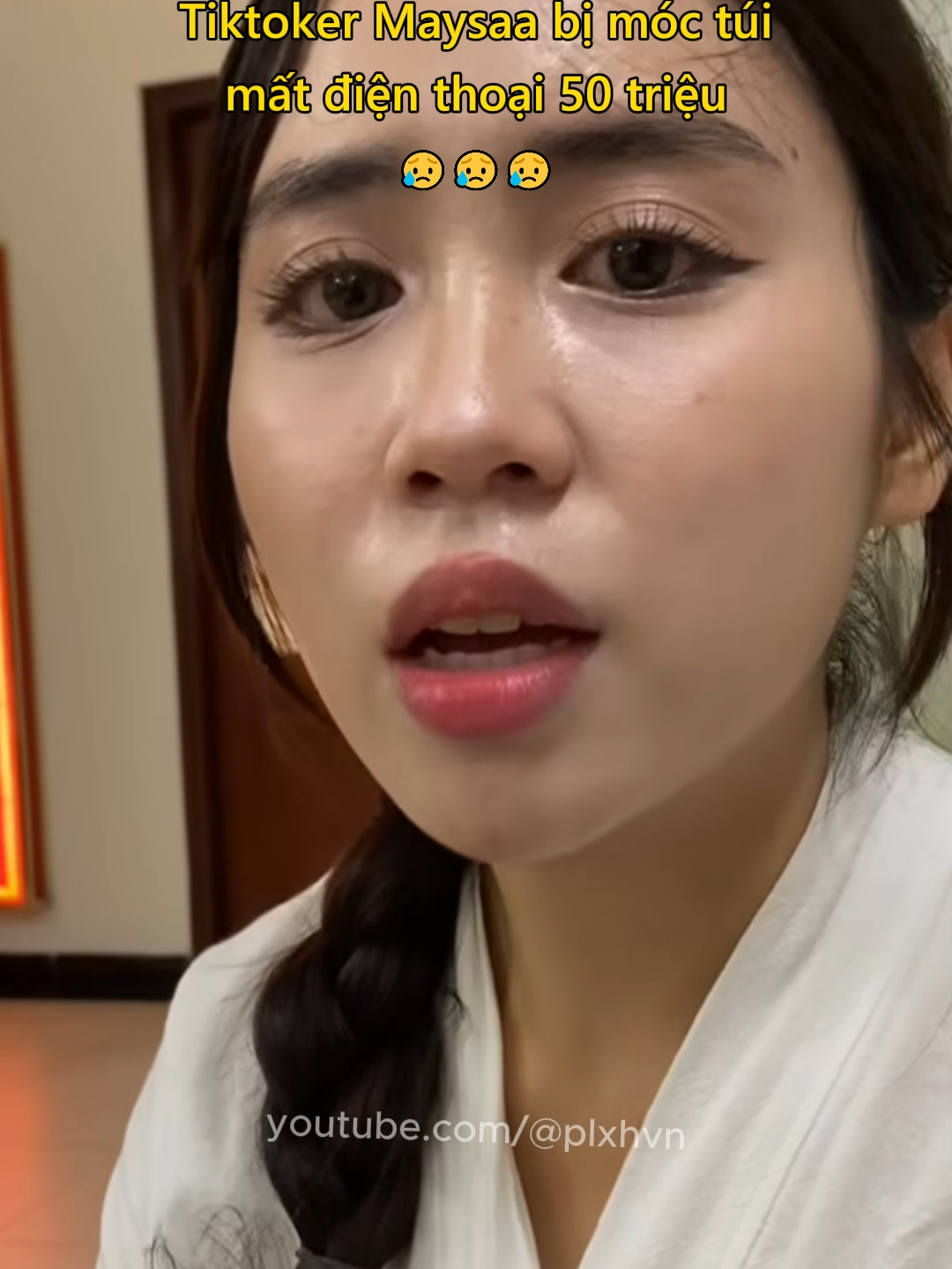 Tiktoker Maysaa bị móc túi mất điện thoại 50 triệu 😥 #tiktoker #nguoinoitieng #tromcap #tromcuop #plxhvn #phapluatxahoi