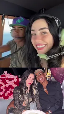 🚁🫶 Lamine Yamal y Nicki Nicole pasándoselo bien en un helicóptero 🎥 IG/ nicki.nicole #tiktokfootballacademy #deportesentiktok #lamineyamal #barça #futbol 
