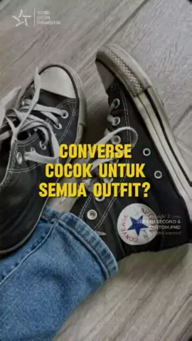 🤔 Converse cocok untuk semua outfit? Lo sadar gak sih, Converse tuh selalu nyatu sama siapa aja. Mau lo anak tongkrongan, pekerja kreatif, atau panggung musik — tetap cocok. Tapi yang bikin beda? Sepatu lo bisa jadi cerminan lo sendiri. 🎨 Ini bukan sekadar sepatu, ini karya lo yang bisa dipake jalan. #sepatutempur #conversetempur #ConverseCustom #CustomShoes #fyp 