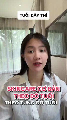 Skincare cơ bản cho từng độ tuổi, các bạn có thể điều chỉnh tuỳ theo tình trạng da nhé #bskhonghanhnguyen #goclamdep #BeautyTok 
