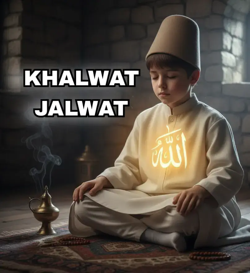 Khalwat dan Jalwat adalah dua istilah dalam tradisi tasawuf yang menggambarkan aspek perilaku dan interaksi seorang manusia, khususnya dalam hubungannya dengan Allah dan sesama manusia: - KHALWAT (خلوة) Khalwat berarti 