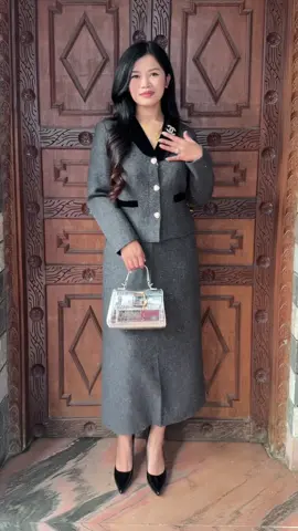 Tweed skirt set now available ✅ Size : L,XL,2XL Whatsapp/9742873376 Shop from instagram:tiana_closett