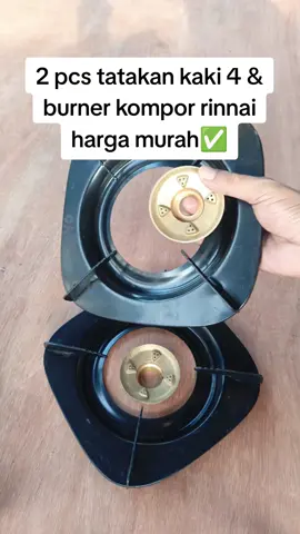 2 pcs tatakan kaki 4 & burner kompor rinnai harga murah✅#tatakankomporgas #tatakanrinnai #tatakankompor #tatakan 