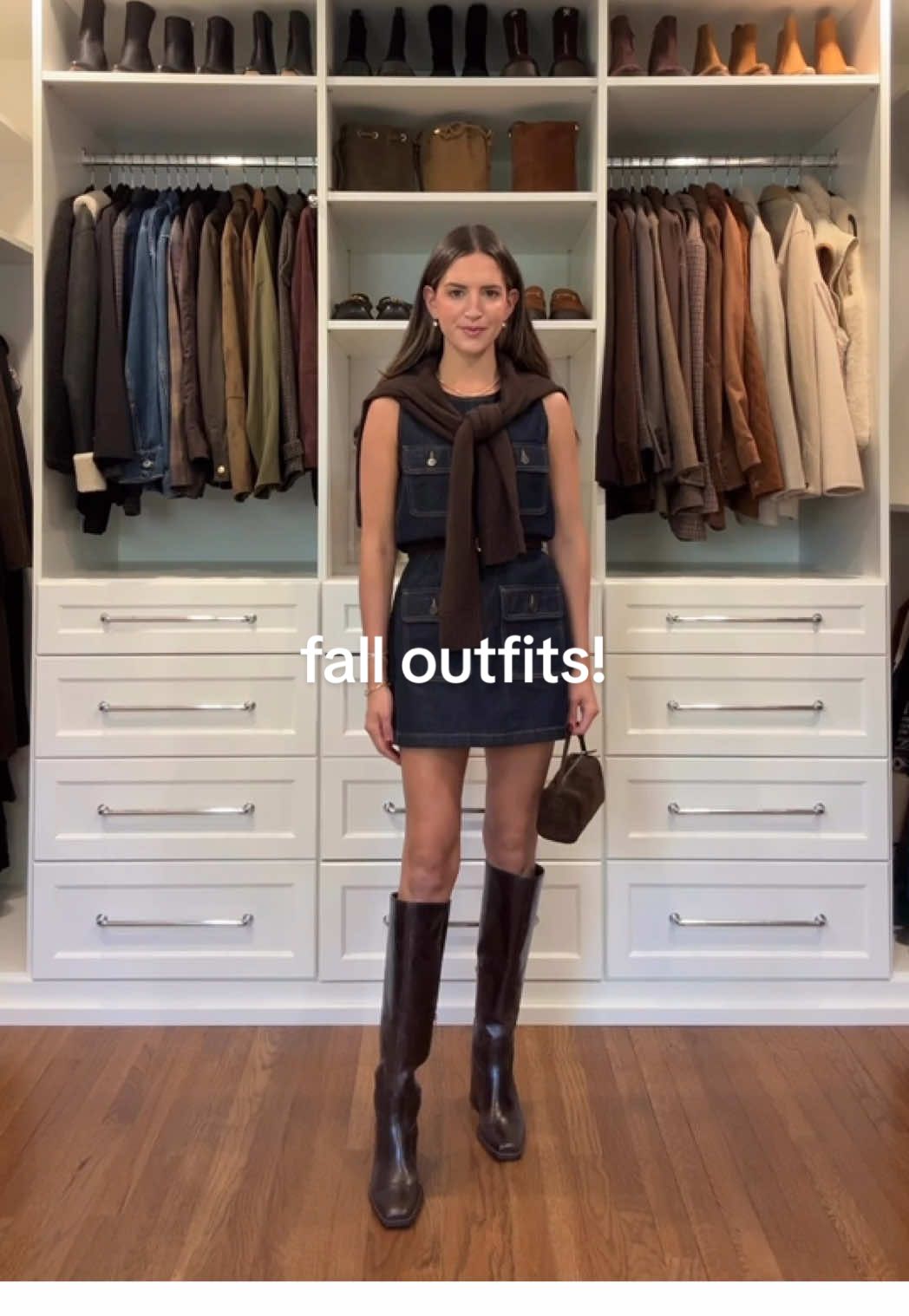 A week of fall outfits🍂 I leaned into fall trends like knee high boots and suede while mixing in closet staples like belts and simple sweaters #fallfashion #outfitinspo #OOTD 