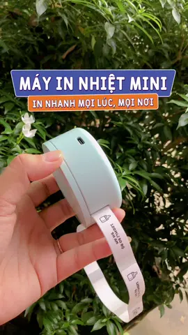 Không mực – không phiền – in liền trong 1 nốt nhạc với Máy in nhiệt mini 🌿❤️#mayinnhiet #mayinnhietmini #mayinnhietcamtay #xuhuong