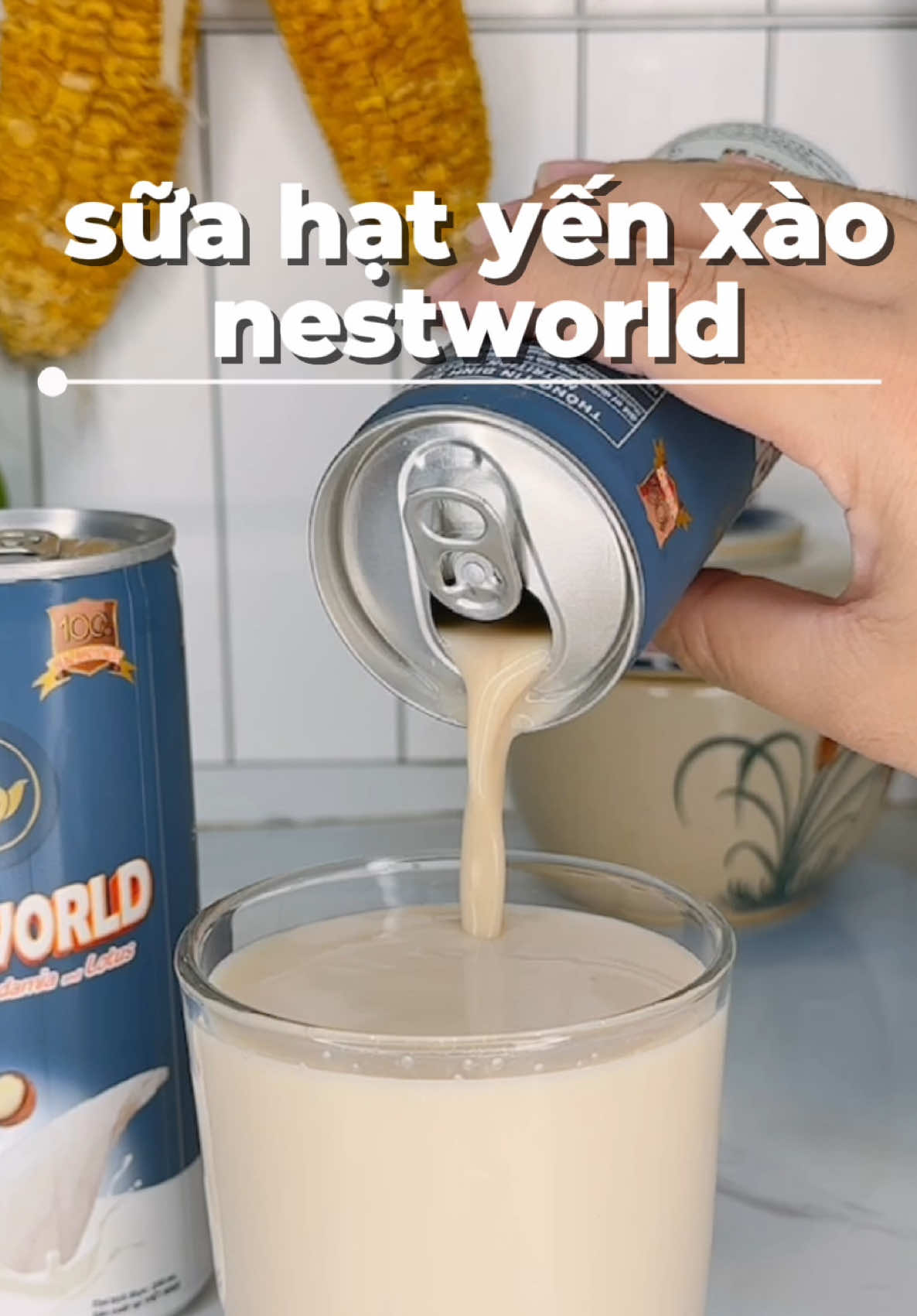 sữa hạt kết hợp yến xào thơm ngon bổ dưỡng #nauancungut #suahatyensao #nestworld #suahatdinhduong #yenxao 
