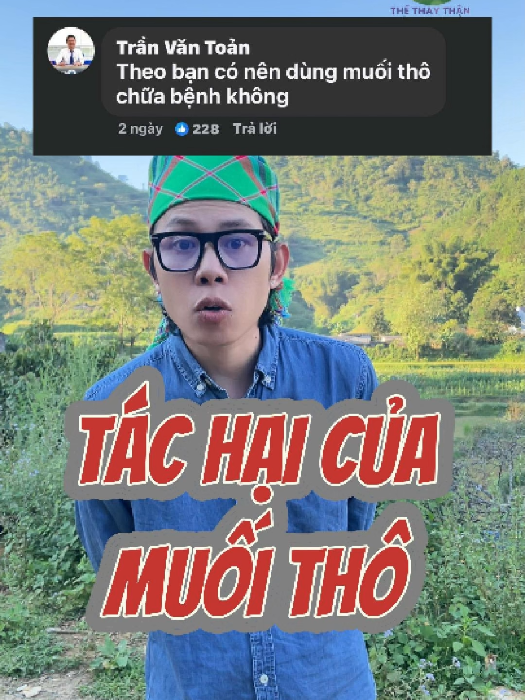 không nên dùng muối thô. Vì Sao ? #thethaythan #muoitho #suckhoe #chualanh #suythan
