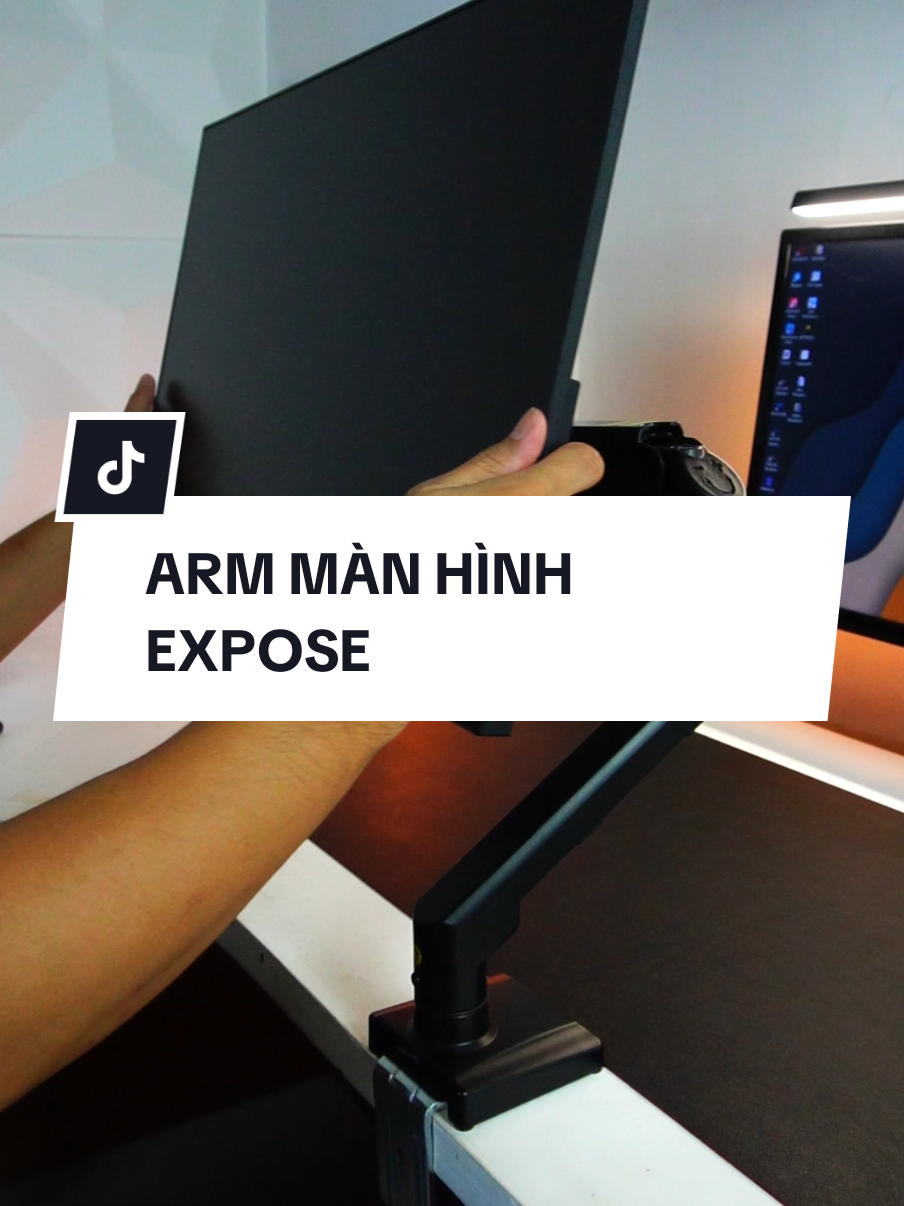 Hướng dẫn chi tiết lắp arm màn hình Expose #armmanhinh #giadomanhinh #arm #desksetup #decorzone 
