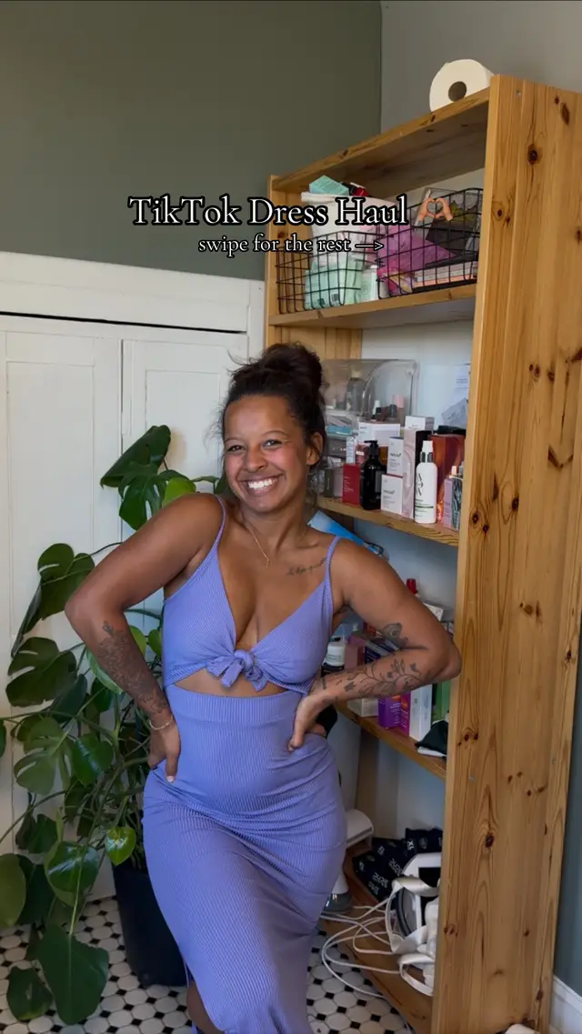 I’ve you’ve had your eye on any of these let me know which ones and I’ll link them for you!!! #dresshaul #tiktokshopdress #dresses #dresstryon 