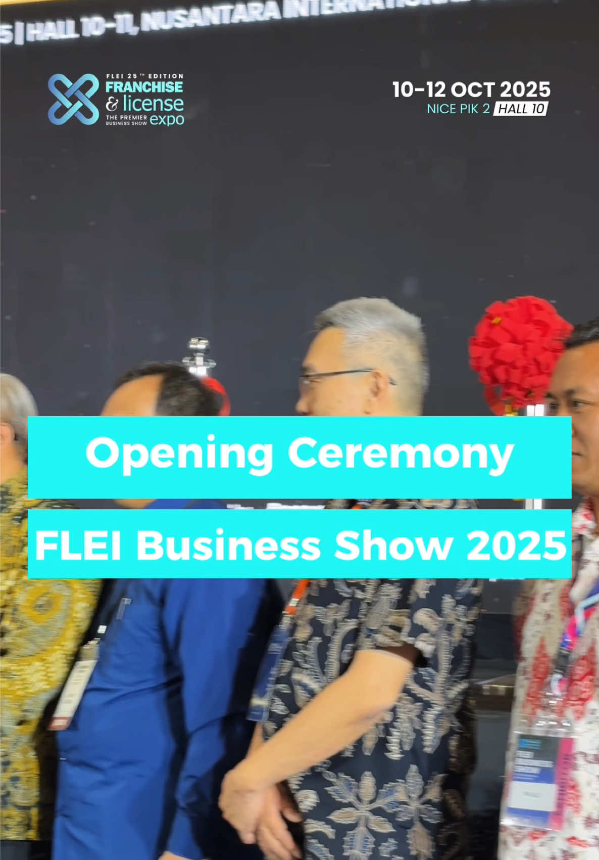 Day 1 of FLEI Business Show 2025 full of energy and inspiration! 🚀 Dari Opening Ceremony yang meriah, ke FLEI Business Conference yang penuh insight, sampai pengundian #DimodalinFLEI yang bikin suasana makin meriah! 💸 Yuk datang ke FLEI Business Show 2025 🗓️ 10 - 12 Oktober 2025 📍Hall 10 NICE, PIK 2 #FLEIBusinessShow2025 #SemuaBisaBisnis #ConnectingBusiness #EventPIK