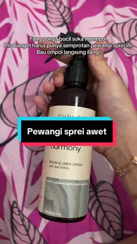 Semprotan wangi sprei dan ruangan, cocok buat yg suka ada ompol tinggal disemprot wangi banget #semprotanlinen #semprotansprei #linenspray #roomspray 