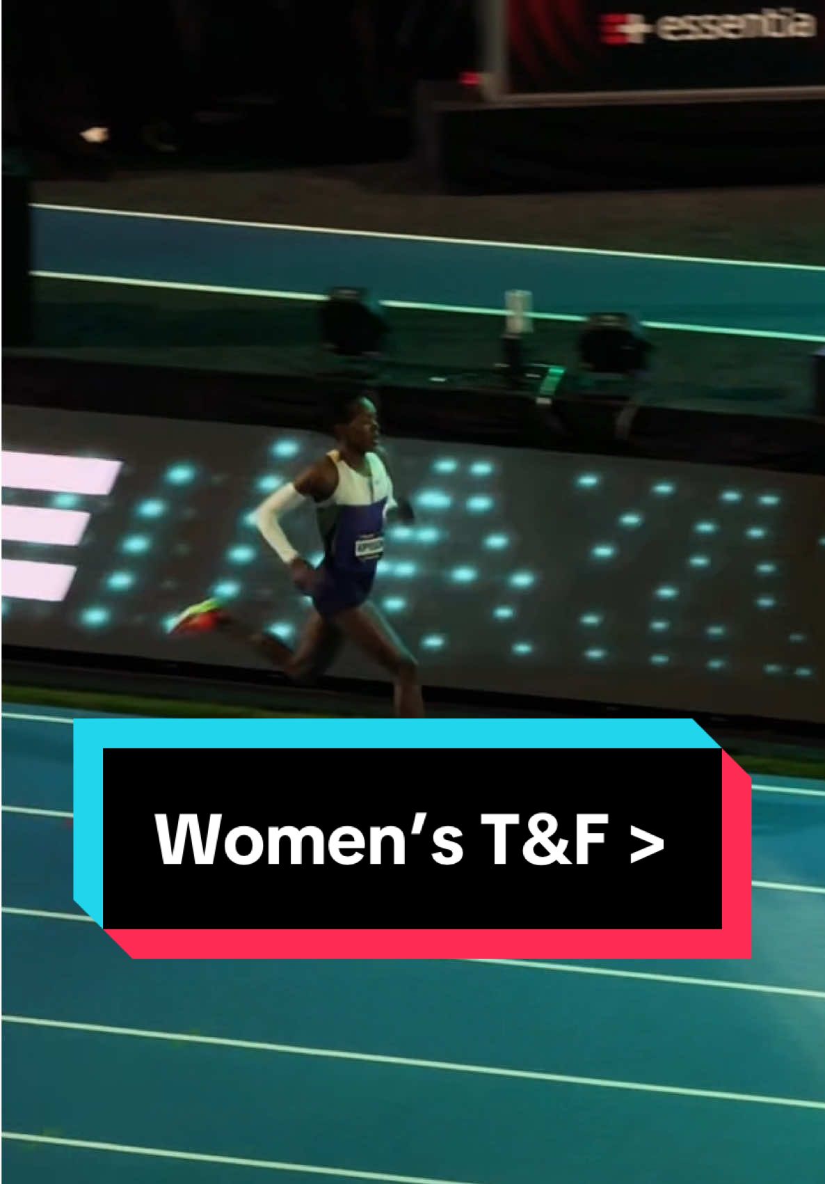 @ATHLOS exceeded any and all expectations. If you go once you’ll forever be hooked on the greatness of women’s T&F. 👏🏃‍♀️ #womenssports #trackandfield #sports #athlos 