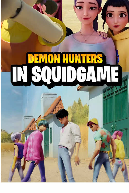 What if Kpop Demon Hunters joined Squidgame ‼️😱. #kpopdemonhunters #kpopstan #squidgamenetflix #squidgamecandy #kpopedit 
