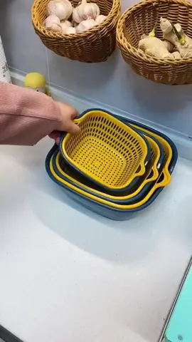 Keranjang Tirisan Serbaguna #keranjangtirisan #serbaguna #alatdapur #fyp 