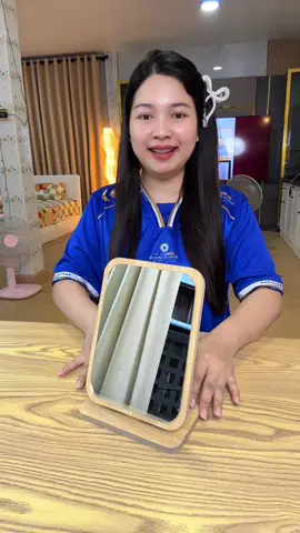 ขนาดพอดีปรับระดับได้กระจกไม่หลอกไม่ลายตา#กระจกแต่งหน้า#กระจก 