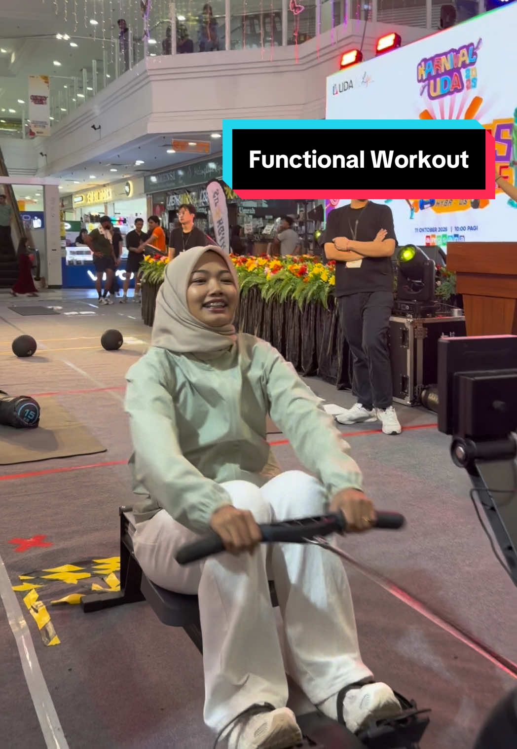 Functional workout with the hybreeds! #angsanamallipoh 