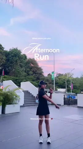 I should have done this sooner 🙃  afternoon jog/walk 🤍#sihanoukville #cambodia🇰🇭 #afternoonrun 