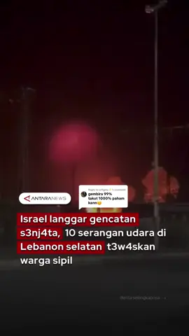 Replying to @erXgrey⚡️ Israel kembali melanggar gencatan s3nj@t4 di Lebanon. Pada Sabtu (11/10) dini hari, pesawat tempur Israel melancarkan 10 serangan udara di wilayah Msayleh, Lebanon selatan, yang menghantam depot alat berat dan area penggalian di sepanjang Jalan Musaylih. Serangan tersebut menghancurkan sejumlah kendaraan, menutup akses jalan raya yang menghubungkan Beirut dengan wilayah selatan Lebanon, serta men3w4skan satu warga Suriah dan melukai tujuh orang lainnya, termasuk dua perempuan warga Lebanon. Menurut pernyataan Kementerian Kesehatan Lebanon, korban luka saat ini telah dilarikan ke rumah sakit terdekat untuk mendapatkan perawatan. Sementara itu, militer Israel mengklaim bahwa target serangan merupakan tempat penyimpanan mesin yang akan digunakan untuk membangun kembali infrastruktur kelompok Hizbullah. Namun, pihak otoritas Lebanon menilai tindakan tersebut sebagai pelanggaran jelas terhadap gencatan s3nj@t4 yang baru diberlakukan beberapa hari sebelumnya. ⚠️ PERINGATAN ⚠️ Video ini berisi pemberitaan insiden yang menimbulkan korban jiwa. Informasi disampaikan semata-mata untuk kepentingan publik, bukan untuk menginspirasi atau membenarkan tindakan kekerasan. #Msayleh #CeaseFire #MiddleEastCrisis #Lebanon #palestine 