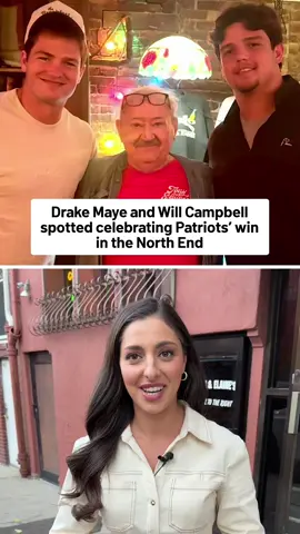 If you just pulled off the most exciting wins of the Patriots season, where would your victory dinner be? For quarterback Drake Maye and offensive lineman Will Campbell, the answer is Tony & Elaine's, a small Italian restaurant in the North End of Boston. #nbc10boston 