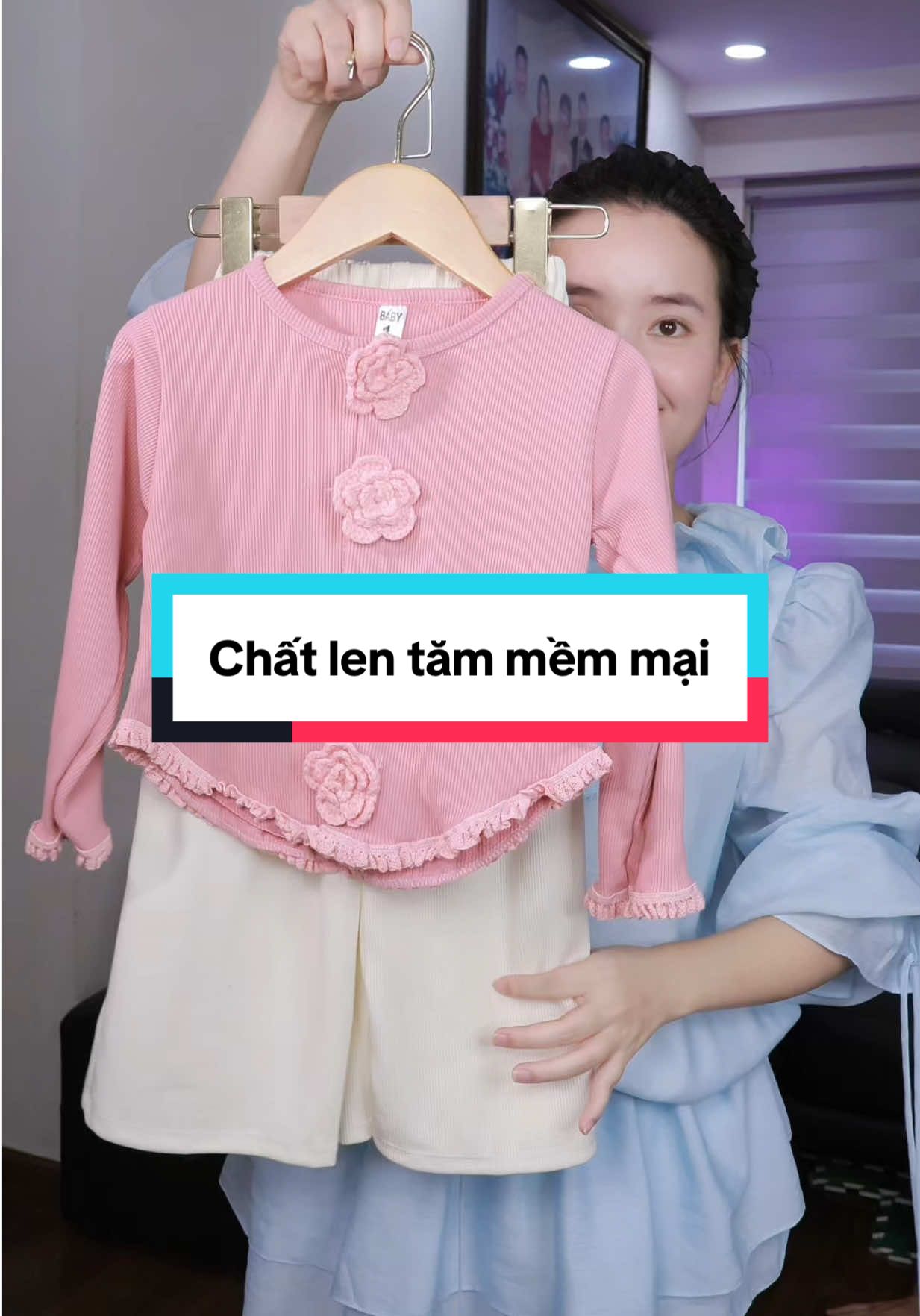 Len tăm này bé nào mặc cũng thoải mái dễ chịu lại còn xinh xăn thế này nữa ạ #thoitrangtreem #quanaotreem #setdochobe #viral #xuhuong 