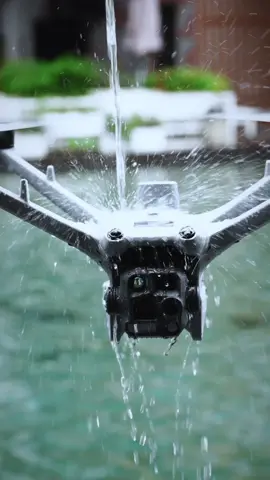 How tough is the DJI Matrice 4TD? 🌧️ Its water resistance has been pushed to the limit, proving reliable performance even under heavy splashes. 🚁 #dji #djienterprise #matrice4td #drones