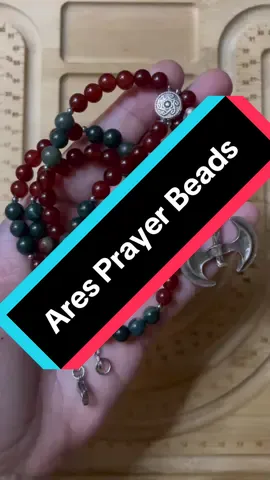 Ares Prayer Beads (available) #prayerbeads #ares #pagan #hellenic #greekgods 