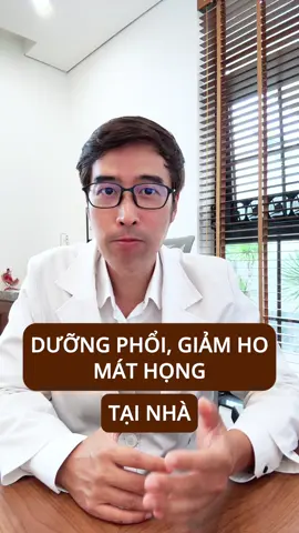 Dưỡng phổi, mát họng, giảm ho tại nhà #duongsinhdongy #trathaomoc #ytamduong 