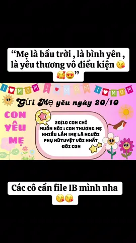 File ghép ảnh 20/10 đầy ý nghĩa dành cho các cô đây ạ 🤣 , các cô chỉ cần tài ảnh các con lên thôi là có 1 phiên bản Giới Hạn dành riêng cho lớp mình rồi ạ 🥰#phunuvietnam #ghepanhcanva #giaovienmamnon #trendingvideo #quoctephunu 