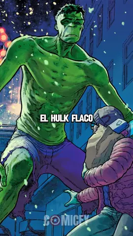La trágica historia de Hulk flaco #marvelcomics #Marvel #comics 