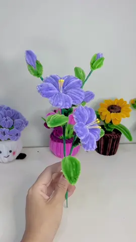 Flowers pipecleaner #pipecleaner #kawatbulu #DIY #fyp 