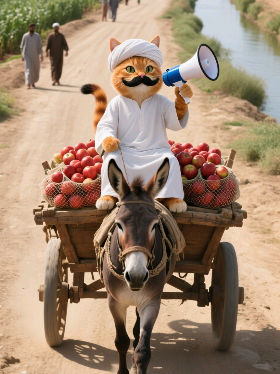 شوف القط مياو عمل ايه لما بائع التفاح و الموز جري وراه😥 #مياو  #ذكاء_اصطناعي  #ai  #viral   مرحباً بكم في قناتي القط 