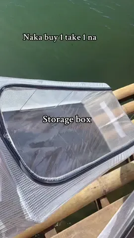 (BUY 1 TAKE 1 NEW PVC Clear Folding Under bedStorage Box Waterproof and wear-resistant Clothing Under bed OrganizerFoldable Large Capacity Dustproof Shoe Box. #storagebox #bedstorage 