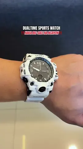 Naka big sale na ngayon😭😭😭 Waterproof sports watch for men, dualtime watch for men, sports watch for men, trendy watch for men. #sportswatch #watch #watches #waterproofwatch #trendywatch 
