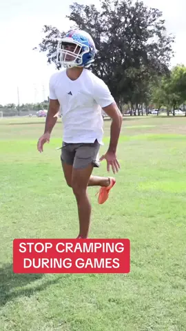 HOW TO STOP CRAMPING DURING GAMES #football #foryou #fyp 