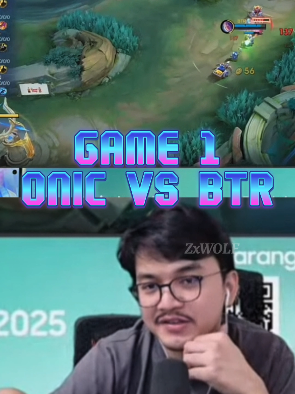 cici eman menggila | GAME 1 ONIC VS BTR #mplindonesia #bigetronesports #onicesport #MLBB9TH #MLBB 