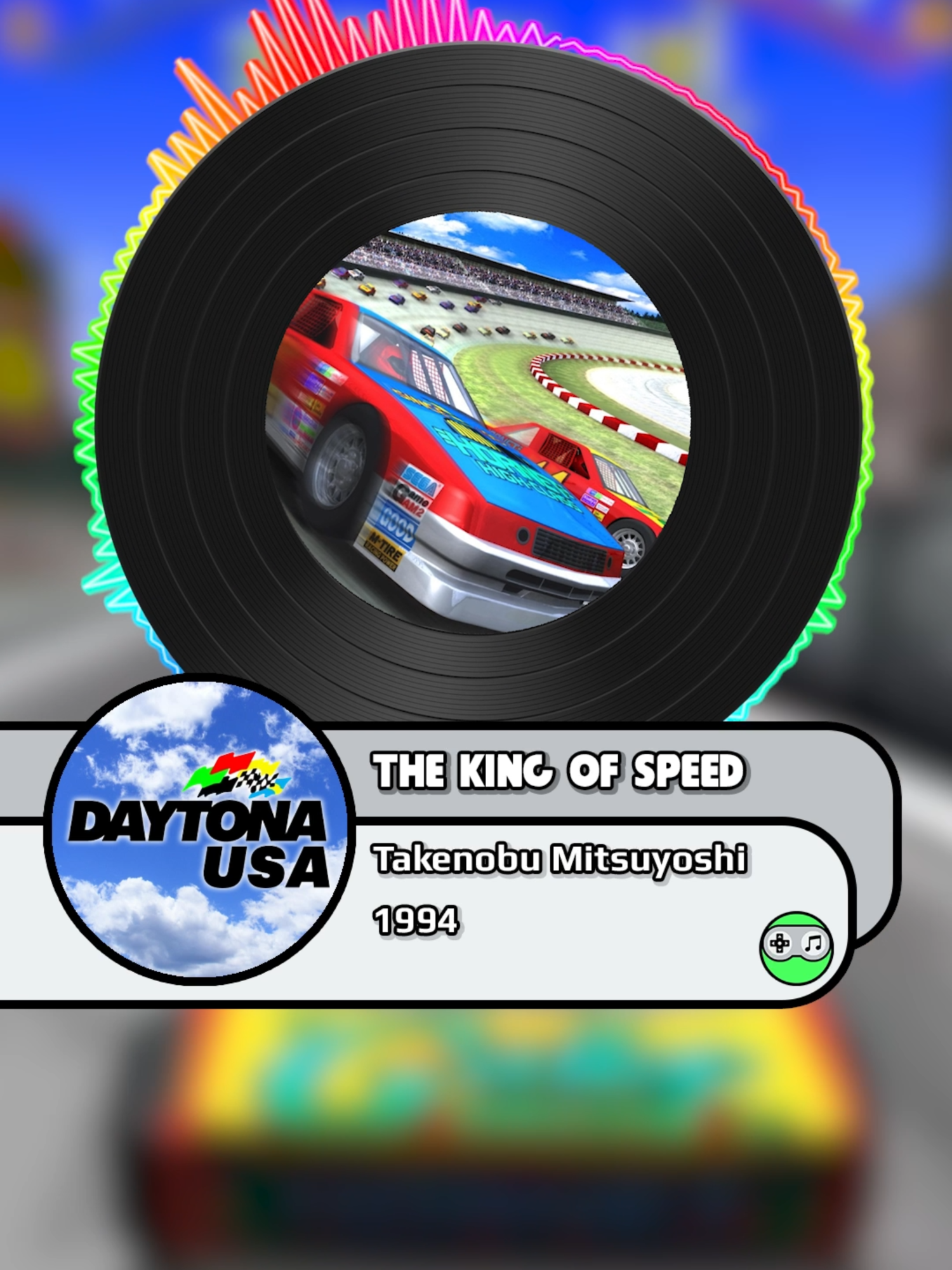 🎵 Track: The King of Speed  🕹 Game: Daytona USA 🎼 Composer: Takenobu Mitsuyoshi 📅 Release: 1994 TikTok: thevideogamejukebox YouTube: TheVideoGame_Jukebox Instagram: thevideogamejukebox  ⚠️ All rights belong to the original composers, developers, and publishers. #daytonausa #racinggames #sega #gaming #videogames #gamesoundtrack #videogamemusic #ost #foryoupage #fyp #videogamejukebox