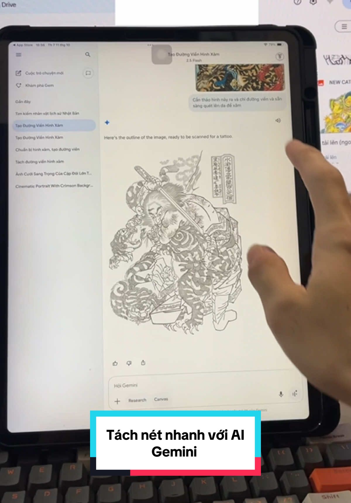 cách tách nét với câu 