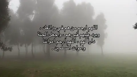 ادعو لعمي عبدالرحيم الله يرحمه ويسكنه فسيح جناته