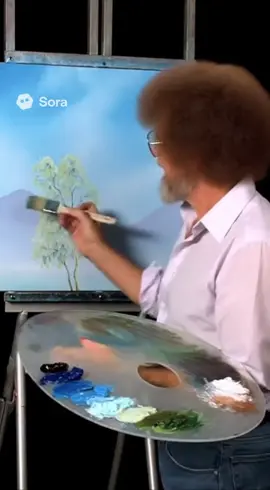 #ai #sora #funny #bobross 