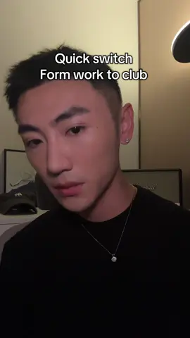 Quick trick to transform your work looks into club looks#boymakeup #clubmakeup #makeup 