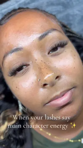 When your lashes say main character energy ✨ #lashextensions #lashlove #volumelashes #lashes 