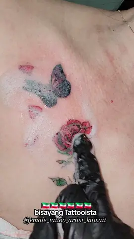 Thank you for trusting me with your first tattoo bhe 🥰 bahalag walay dughan basta lamion 🫣.#tattooideas #first_tattooo #female_tattoo_artist_kuwait #ladyartist #kuwait🇰🇼 