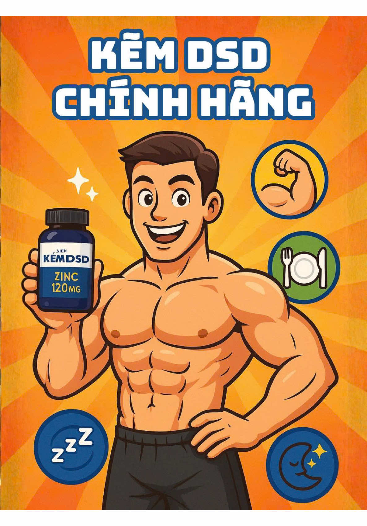 Chỉ một viên kẽm mỗi ngày, cơ thể bạn sẽ khỏe hơn, da sáng hơn, tràn đầy năng lượng! ⚡️ #kẽm #kẽmdsd #kemdsd #doctortom195 #xuhuong