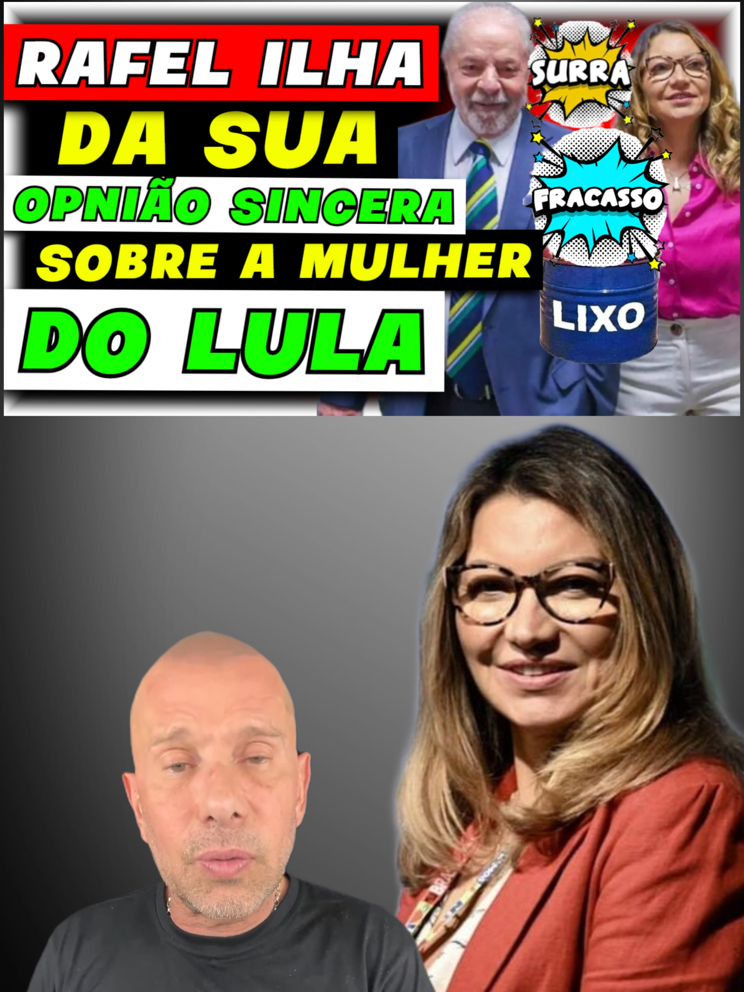 Rafael Ilha opna sobre Janja mulher do Lula #rafaelilha #janja #lula
