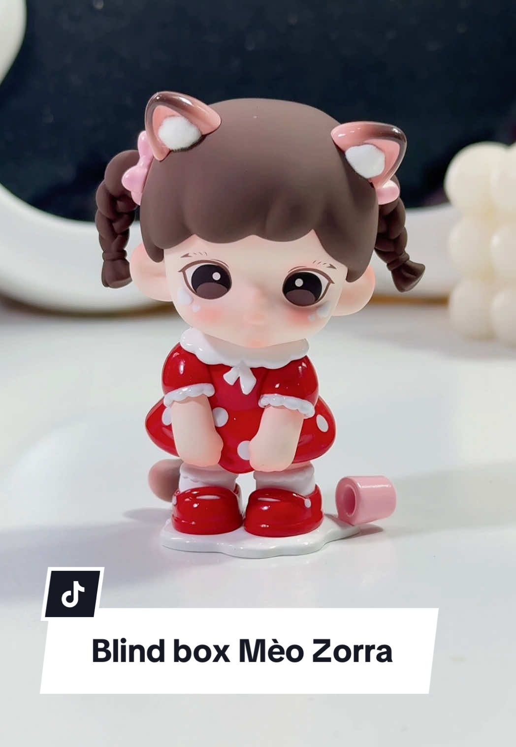 Nhỏ mèo Zoraa của @tntspace.vnshop dễ thương xỉu #tntspace #blindbox #zoraa #reviewcamoi #tntspacezoraa 