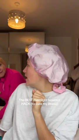 will this cure me?! follow for the result! #blowoutresults #heatlessblowout #heatlesscurls #cheaphair 